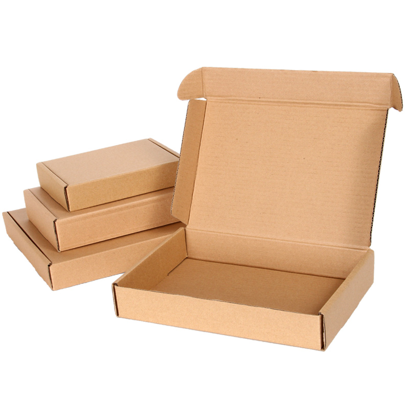 귀여운 사각형 크래프트 포장 상자, 20x14x4cm, 웨딩 파티 호의 용품, 수제, 50 개